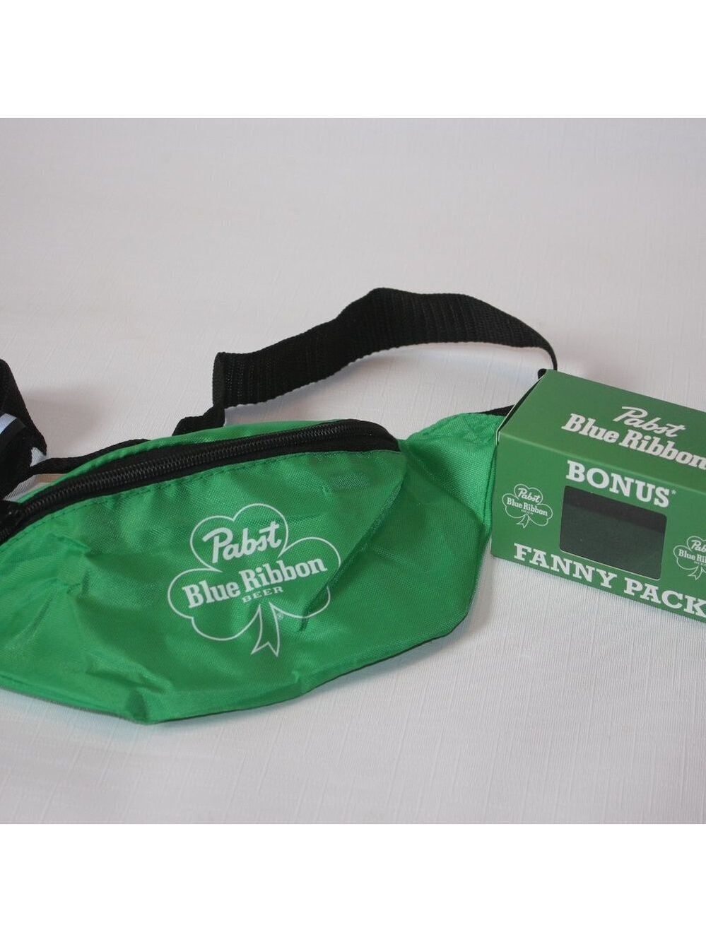 PABST BLUE RIBBON FANNY PACK New in Package St. Patrick's Day